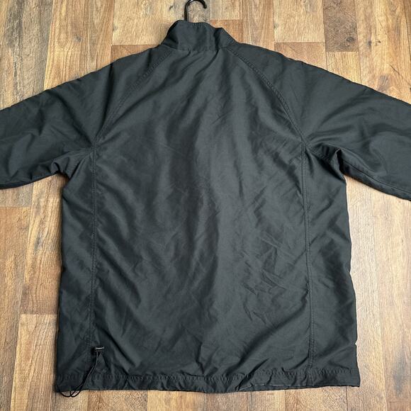 Vintage Y2K Nike Track Jacket Men's XL‎ Black Athletic Training Soccer 4191 - Picture 3 of 11